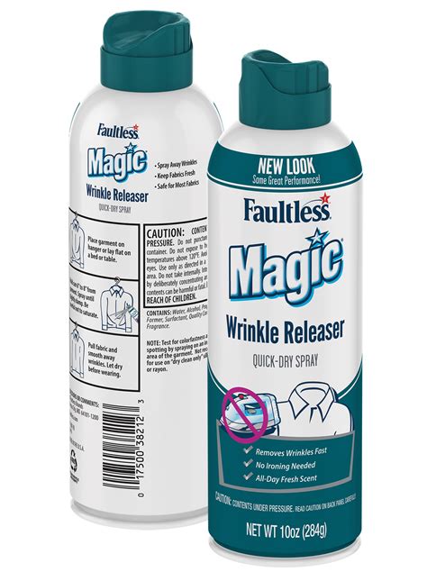 Keep your clothes looking polished with Faultless magic wrinkle releaser